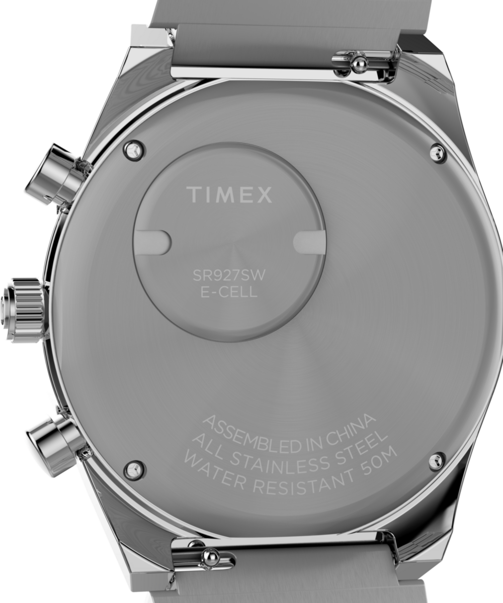 Q Timex Falcon Eye Chronograph 40mm Stainless Steel Bracelet Watch, photo 4
