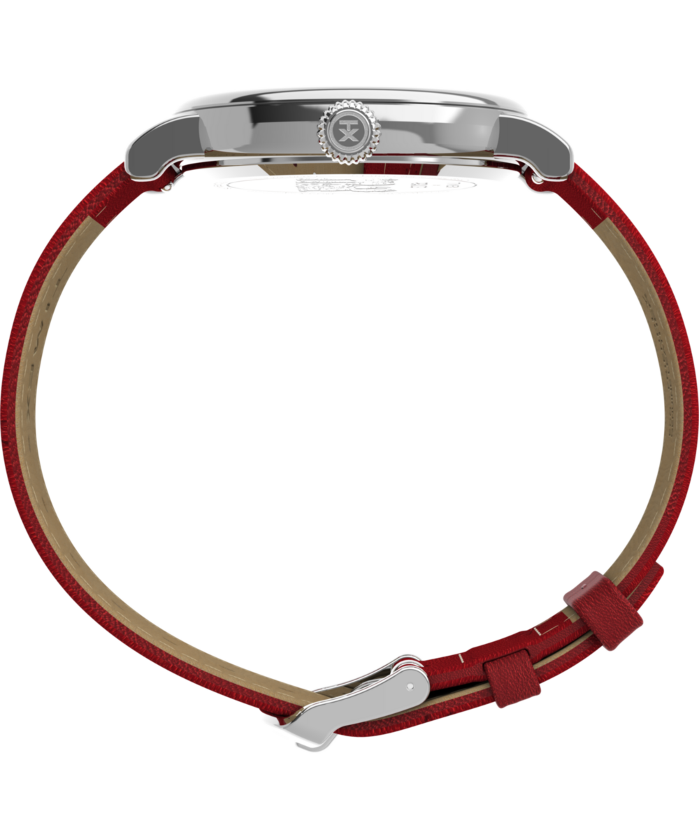 Peanuts® x Timex Standard Snoopy Santa 40mm Leather Strap Watch, photo 2