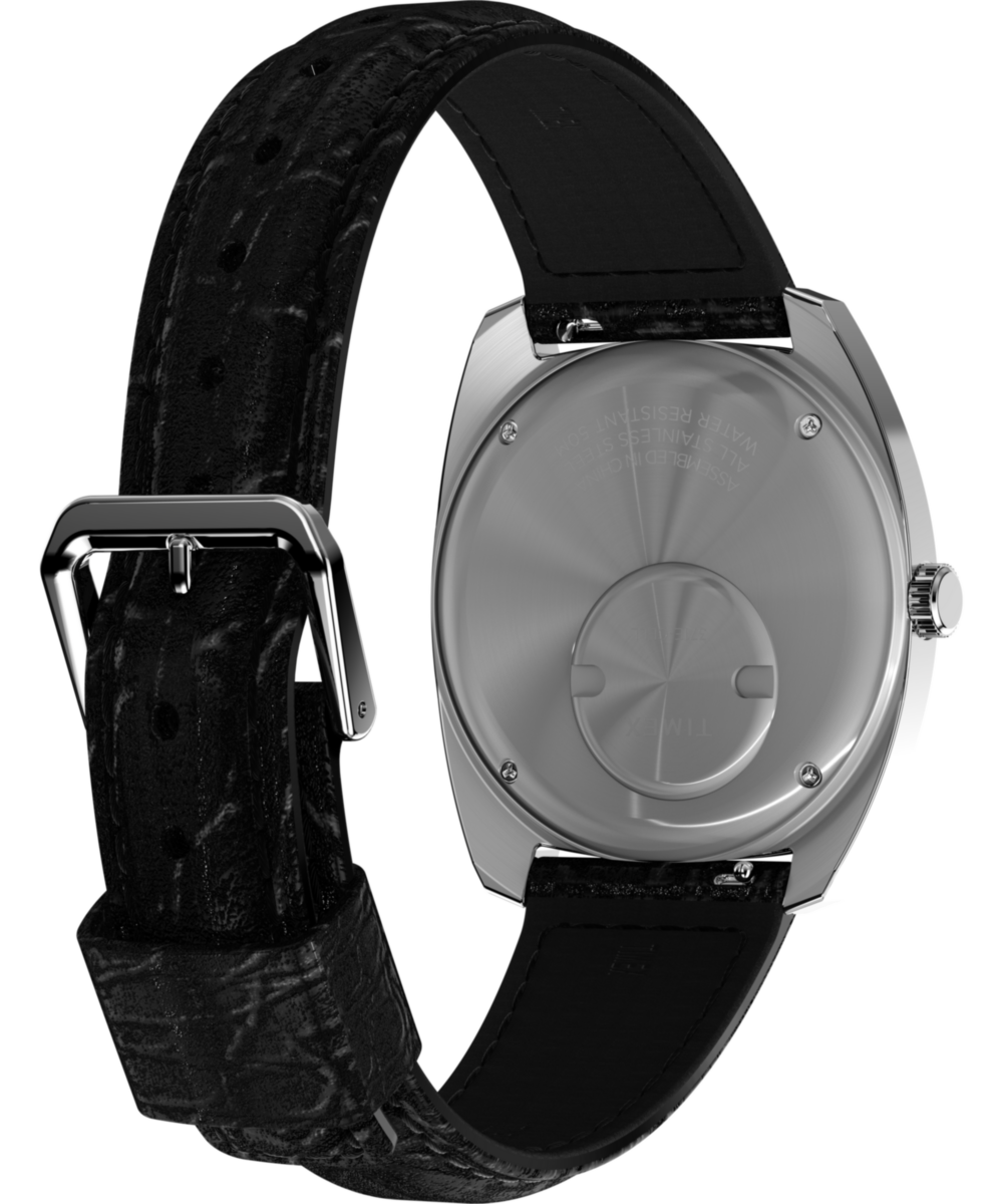 Q Timex 1978 Day/Date 37.5mm Leather Strap Watch, photo 5