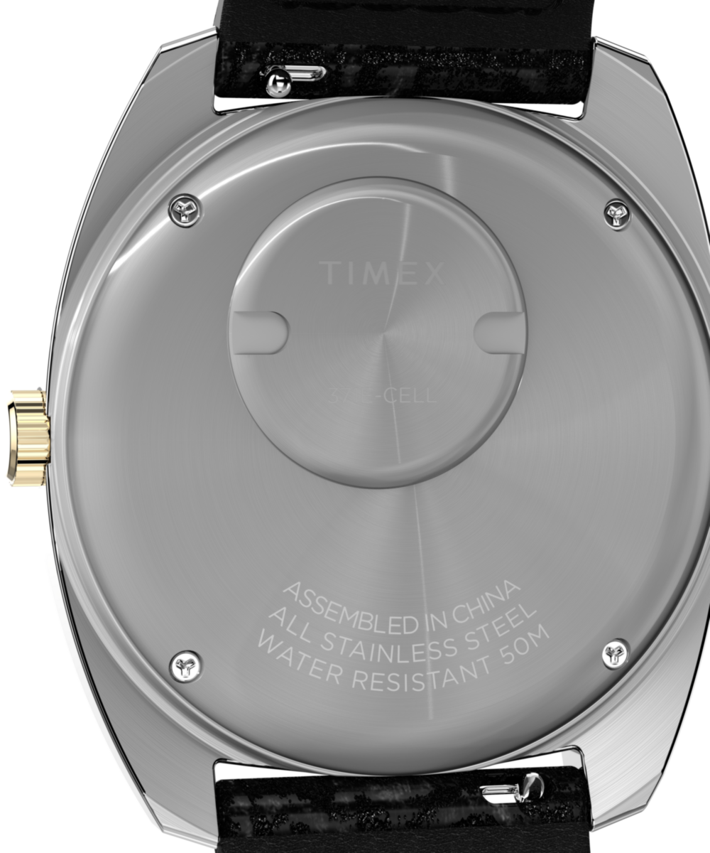 Q Timex® 1978 Day/Date 37.5mm Leather Strap Watch, photo 5
