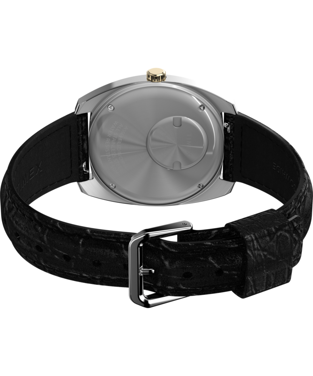 Q Timex® 1978 Day/Date 37.5mm Leather Strap Watch, photo 6