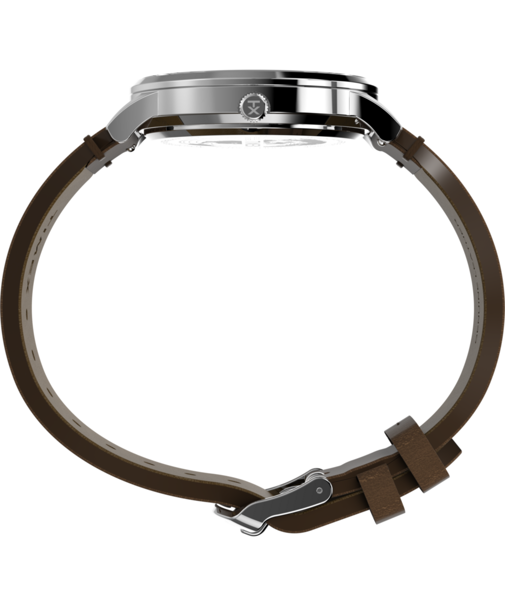 Waterbury Classic 40mm Leather Strap Watch, photo 3