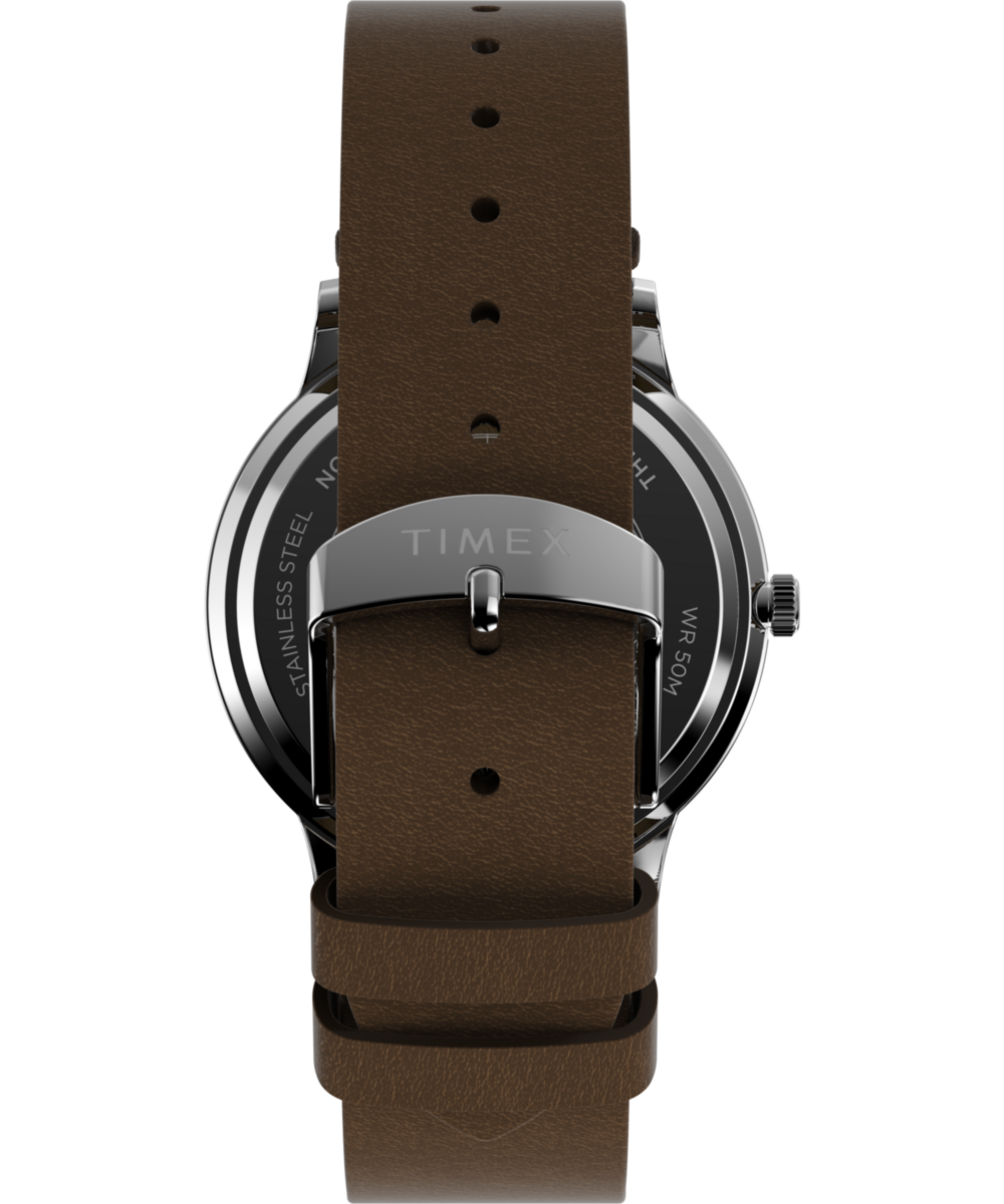 Waterbury Classic 40mm Leather Strap Watch, photo 4