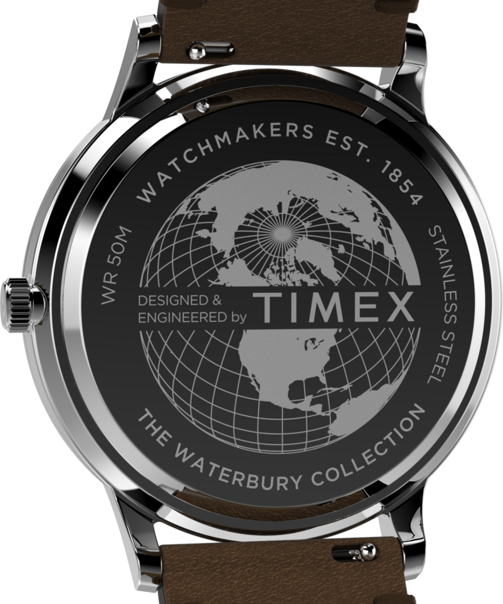 Waterbury Classic 40mm Leather Strap Watch, photo 5
