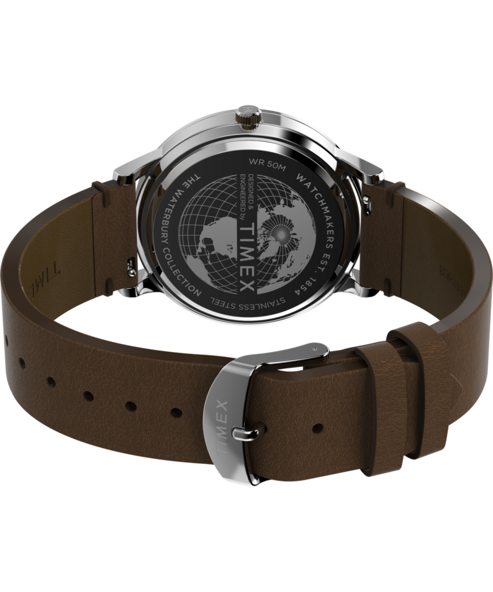 Waterbury Classic 40mm Leather Strap Watch, photo 6