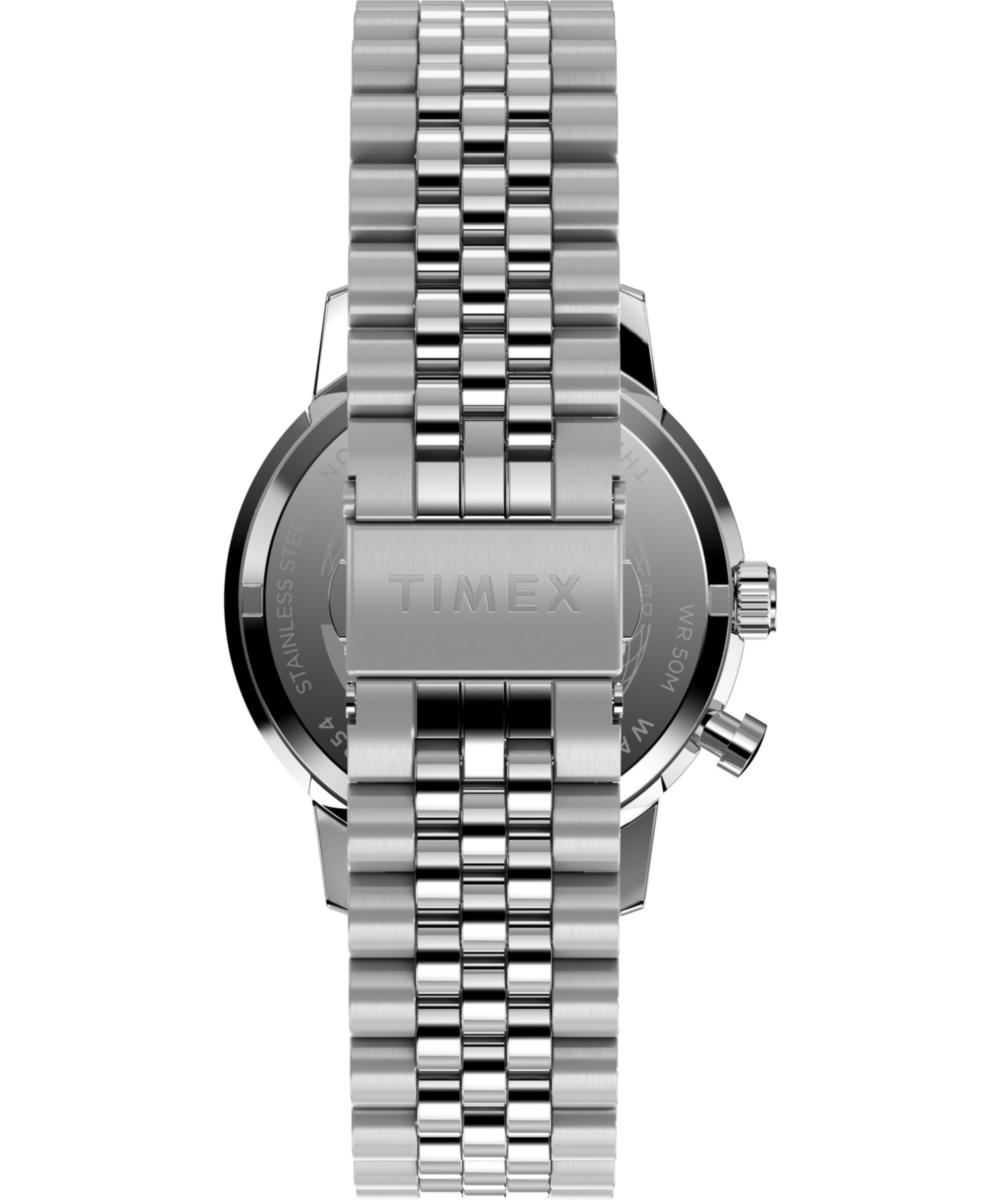 Marlin® Moon Phase 40mm Stainless Steel Bracelet Watch, photo 3