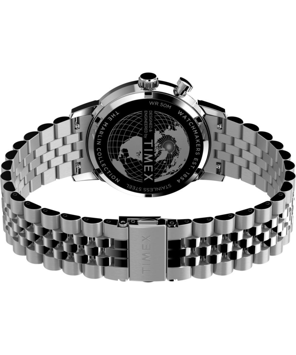 Marlin® Moon Phase 40mm Stainless Steel Bracelet Watch, photo 5