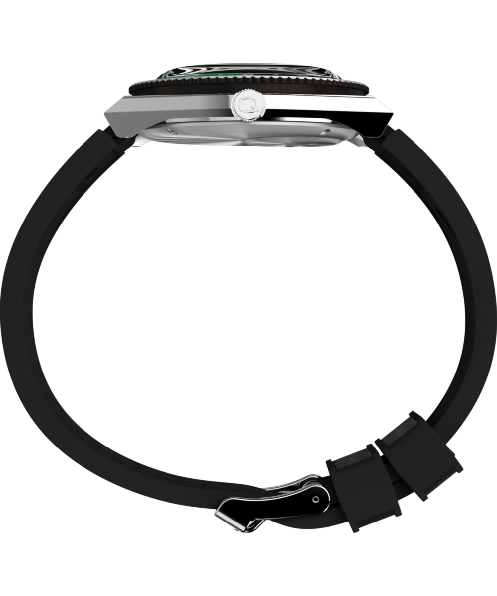 Q Timex® GMT 38mm Synthetic Rubber Strap Watch, photo 3