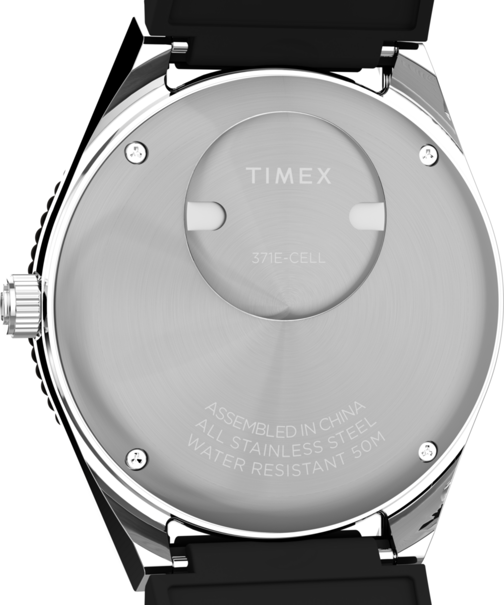 Q Timex® GMT 38mm Synthetic Rubber Strap Watch, photo 5