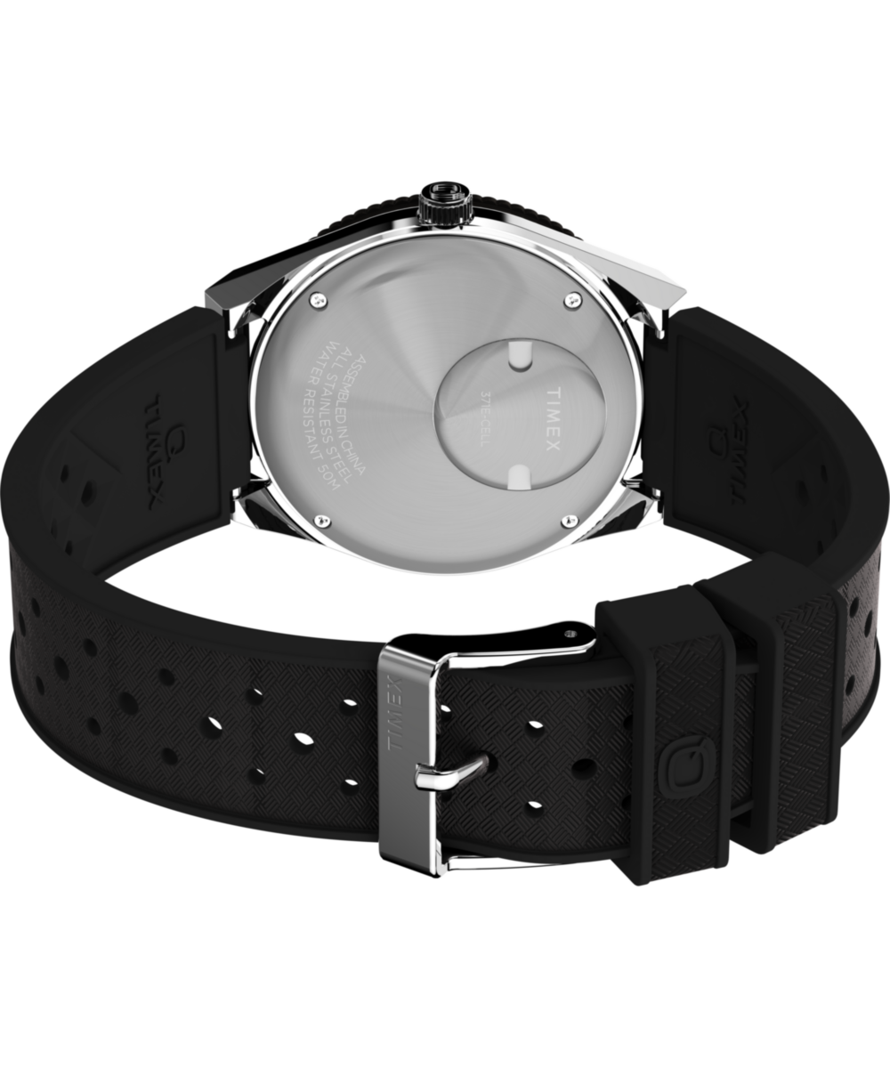 Q Timex® GMT 38mm Synthetic Rubber Strap Watch, photo 6