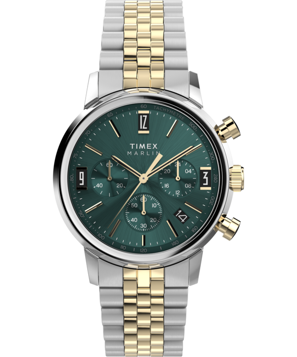 Marlin® Chronograph Tachymeter 40mm Stainless Steel Bracelet Watch