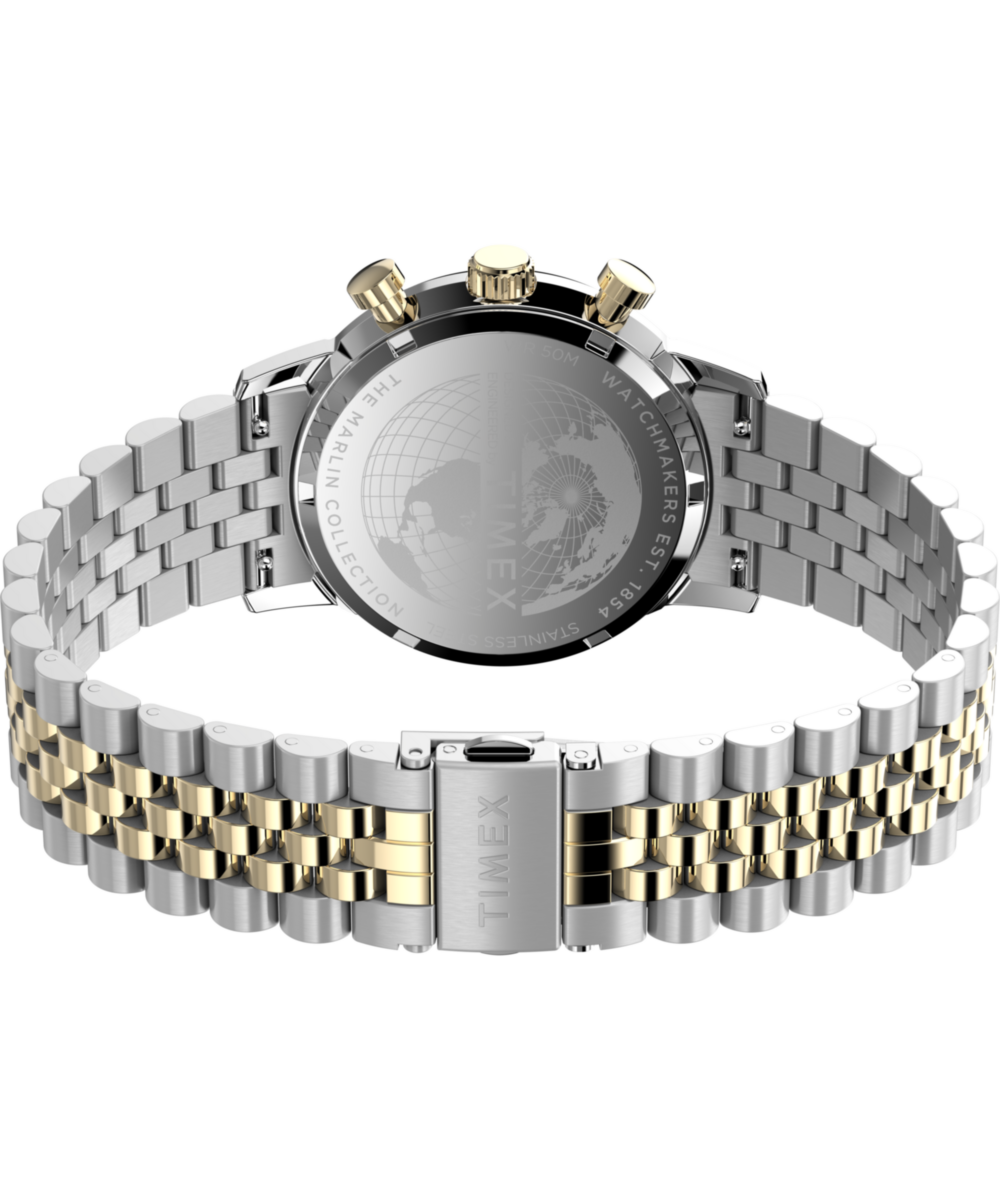 Marlin® Chronograph Tachymeter 40mm Stainless Steel Bracelet Watch, photo 7