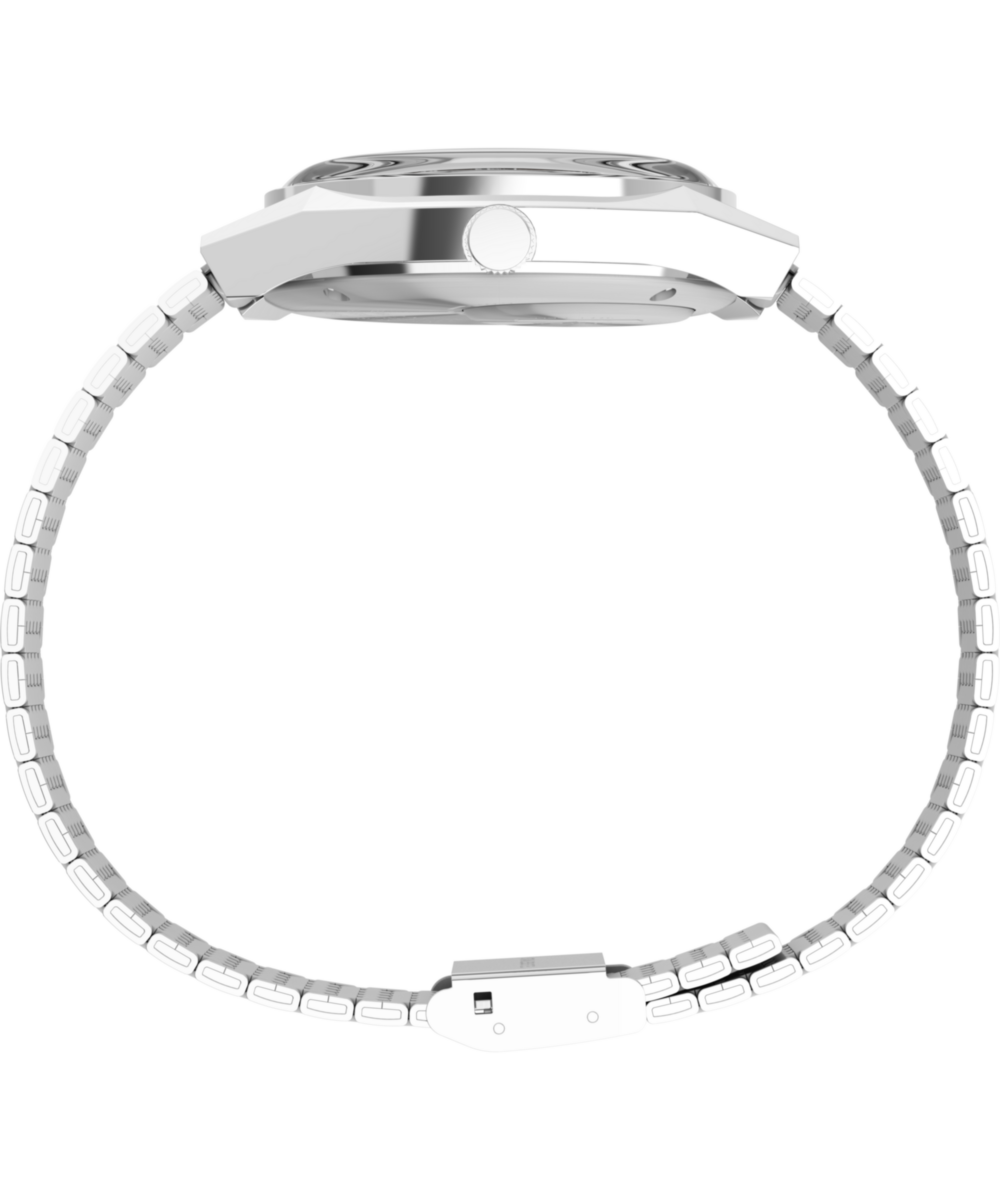 Q Timex® Falcon Eye 38mm Stainless Steel Bracelet Watch, photo 3