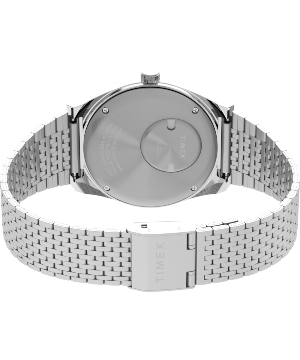 Q Timex® Falcon Eye 38mm Stainless Steel Bracelet Watch, photo 6