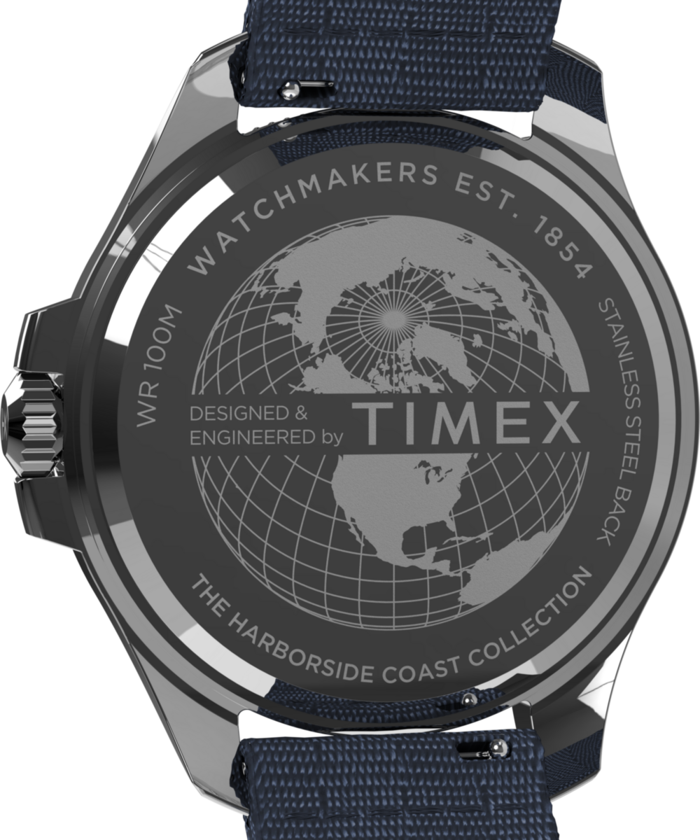 Harborside Coast 44mm Recycled Fabric Strap Watch, photo 4