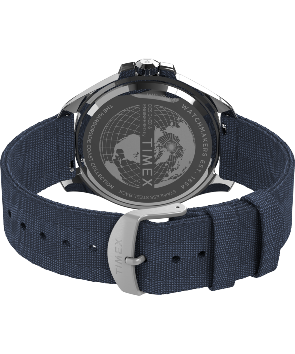 Harborside Coast 44mm Recycled Fabric Strap Watch, photo 5