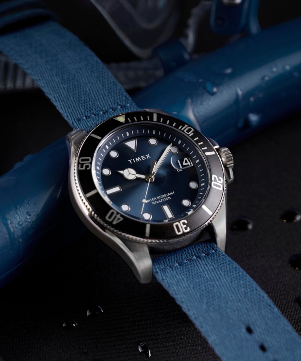 Harborside Coast 44mm Recycled Fabric Strap Watch, photo 6
