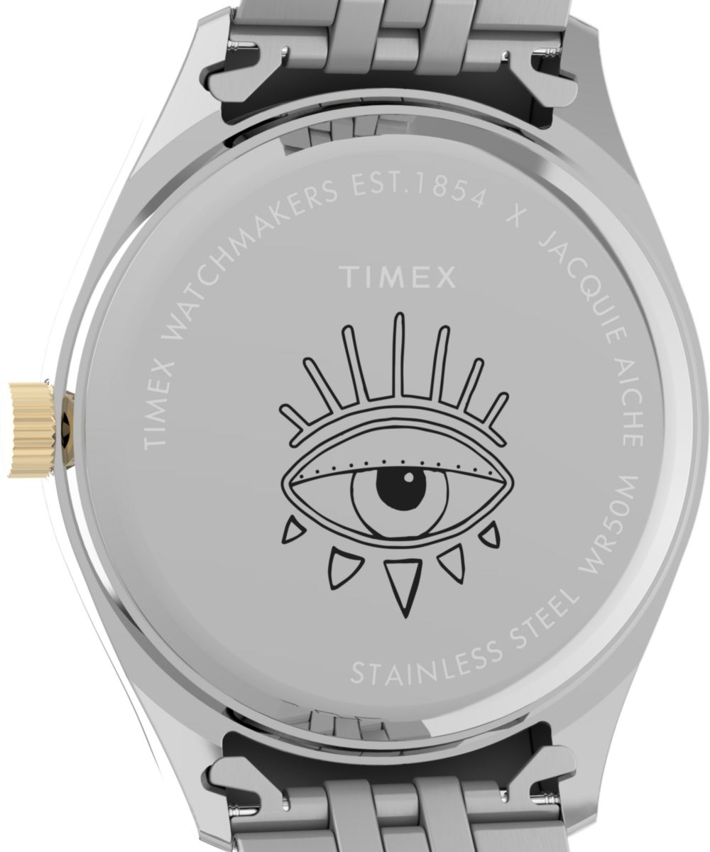 Timex x Jacquie Aiche Musings 36mm Stainless Steel Bracelet Watch, photo 5