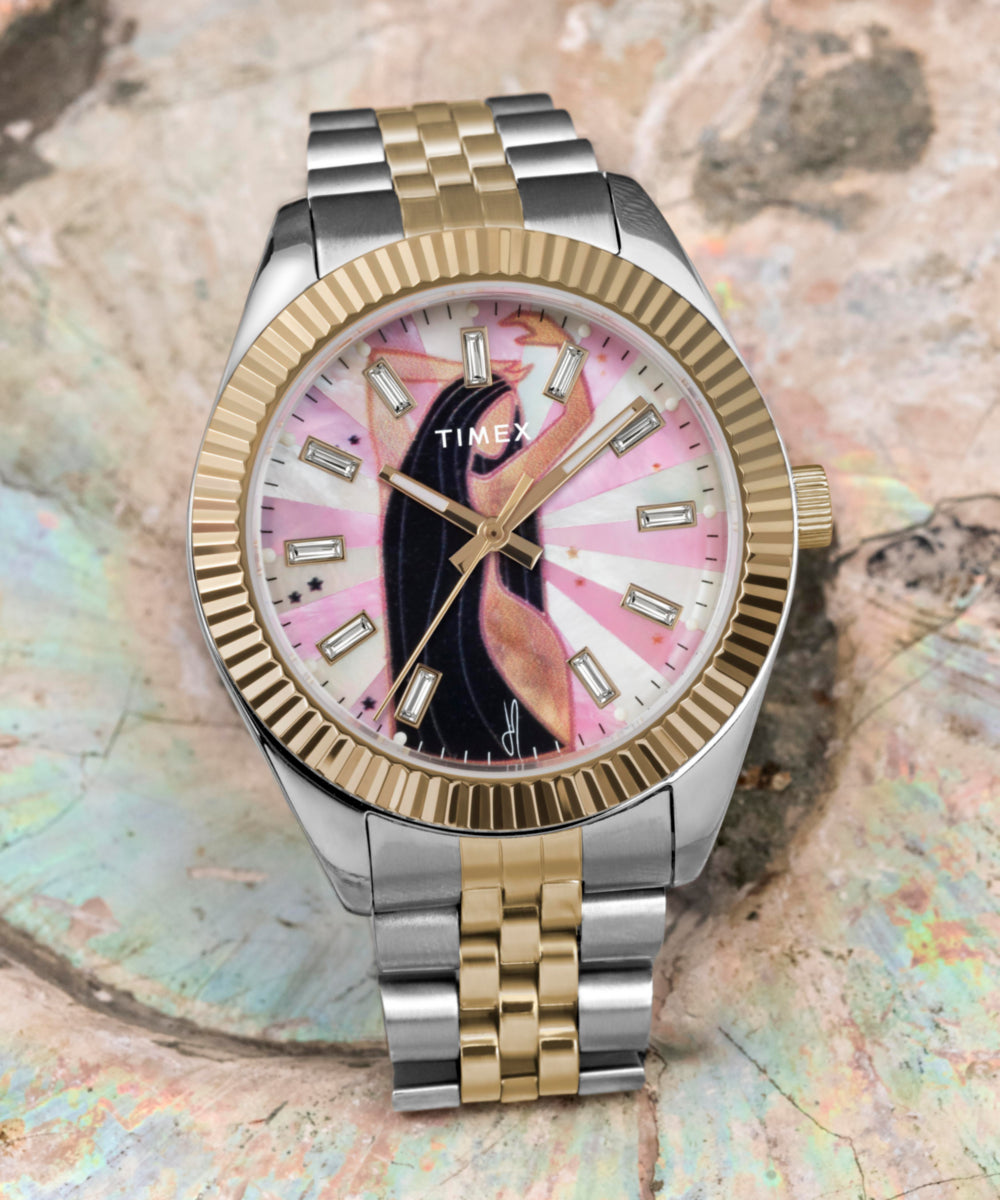 Timex x Jacquie Aiche Musings 36mm Stainless Steel Bracelet Watch, photo 7