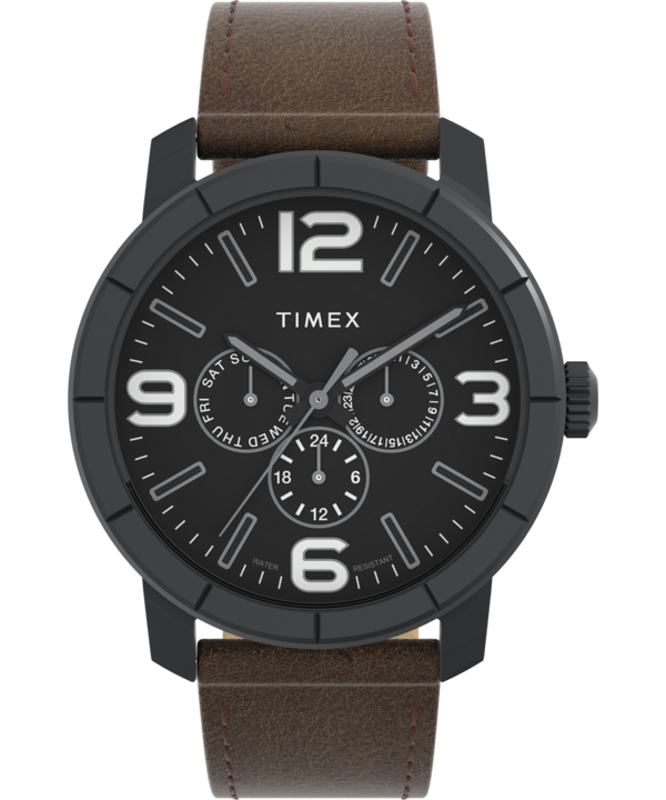 Mod 44mm Leather Strap Watch