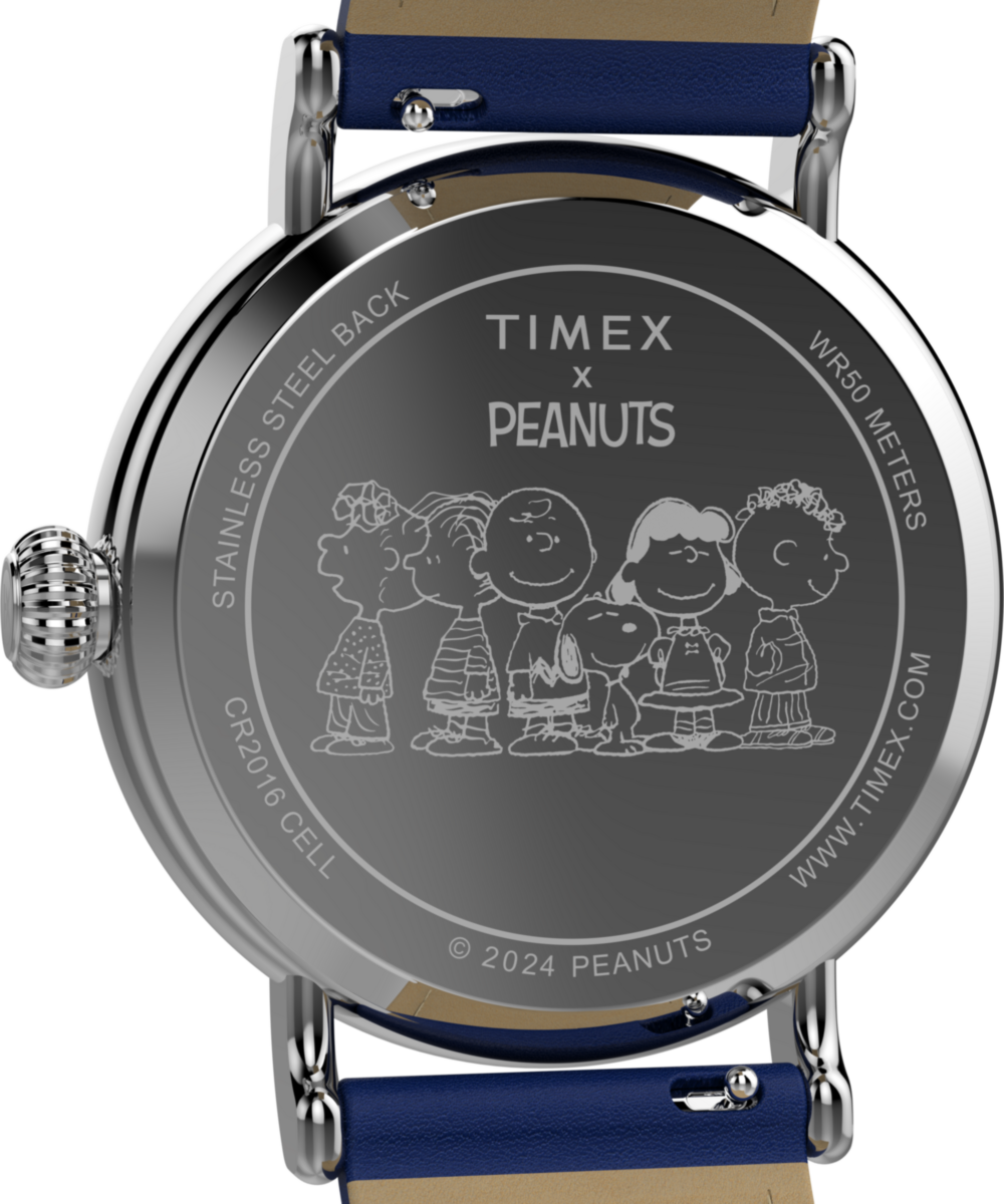 Peanuts® x Timex Standard Pumpkin Patch 40mm Leather Strap Watch, photo 4