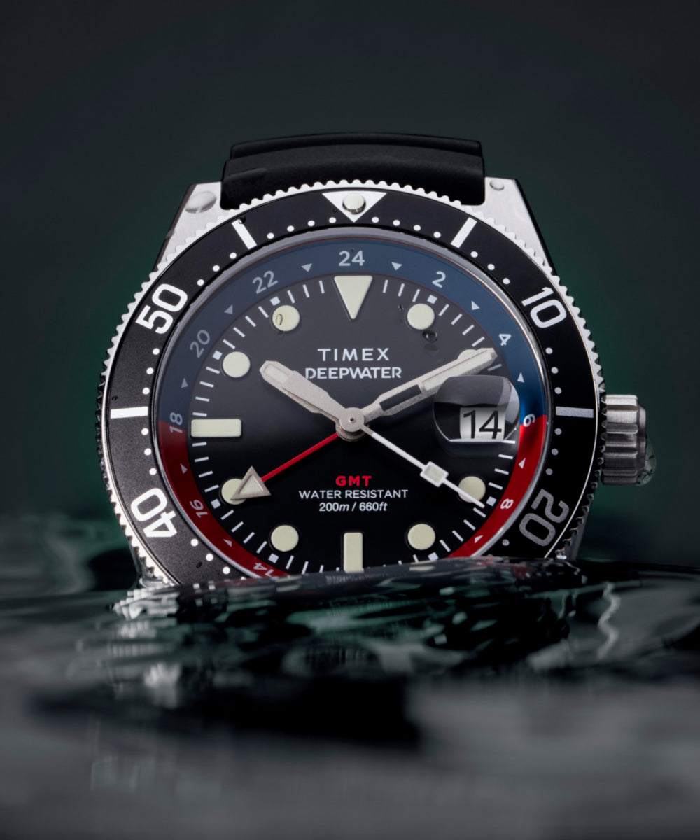 Deepwater Reef 200 GMT 41mm Synthetic Rubber Strap Watch, photo 8