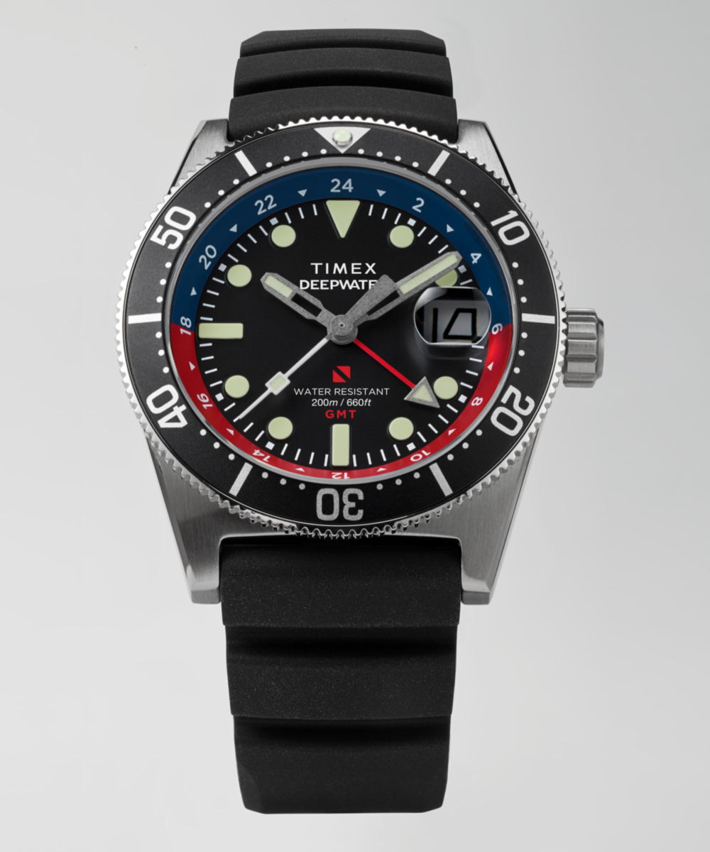 Deepwater Reef 200 GMT 41mm Synthetic Rubber Strap Watch, photo 10
