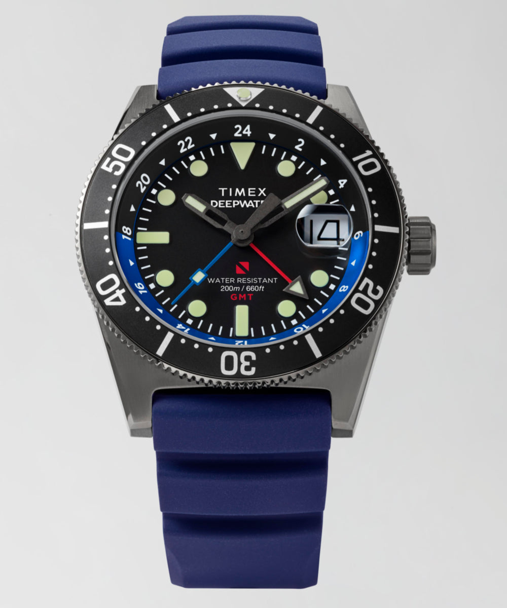 Deepwater Reef 200 GMT 41mm Synthetic Rubber Strap Watch, photo 7