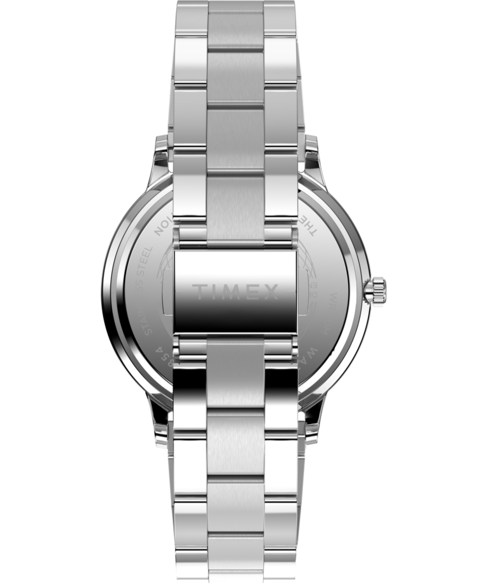 Waterbury Classic Moon Phase 40mm Stainless Steel Bracelet Watch, photo 4