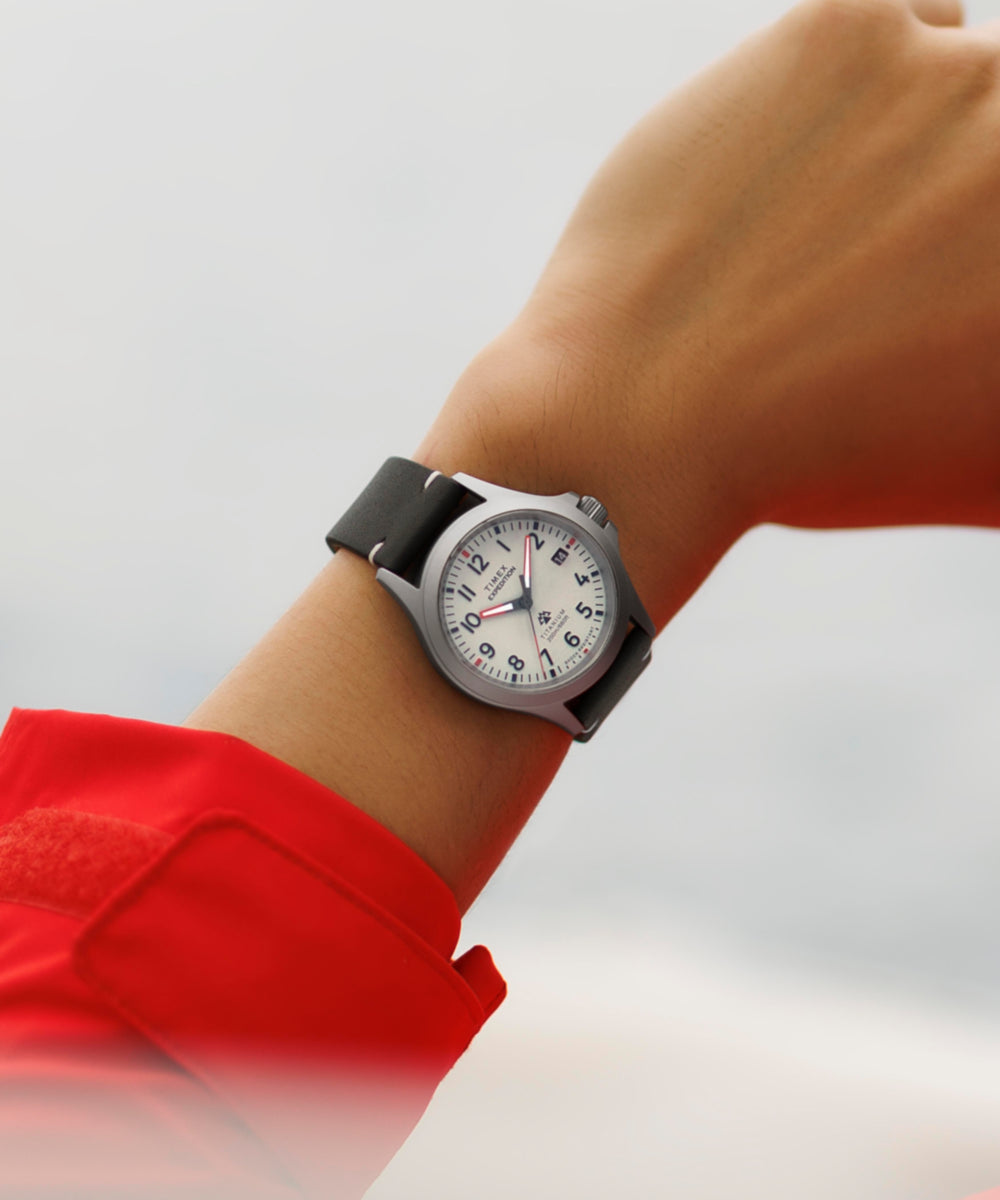 Expedition Titanium 38mm Leather Strap Watch, photo 2
