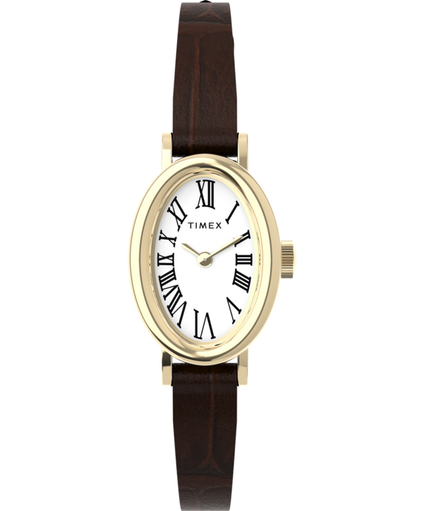 Cavatina 19mm Leather Strap Watch