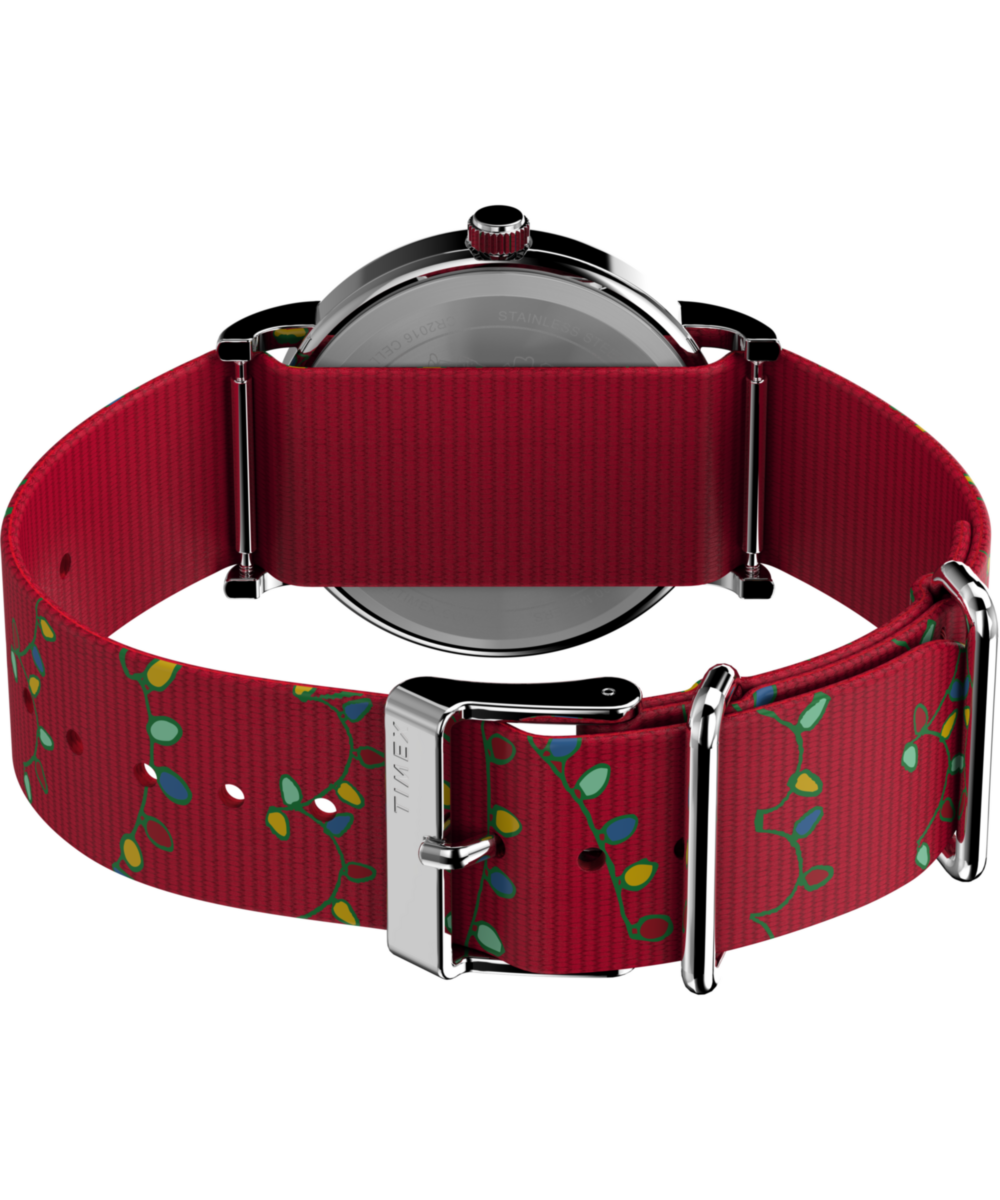 Peanuts® x Timex Weekender Holiday 38mm Fabric Strap Watch, photo 5