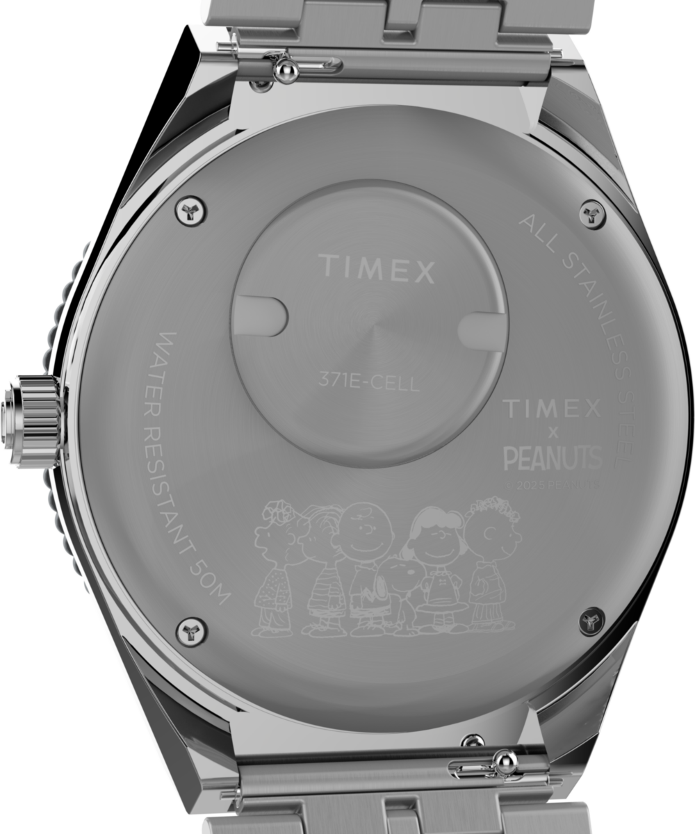 Peanuts® x Q Timex® GMT 38mm Stainless Steel Bracelet Watch, photo 5