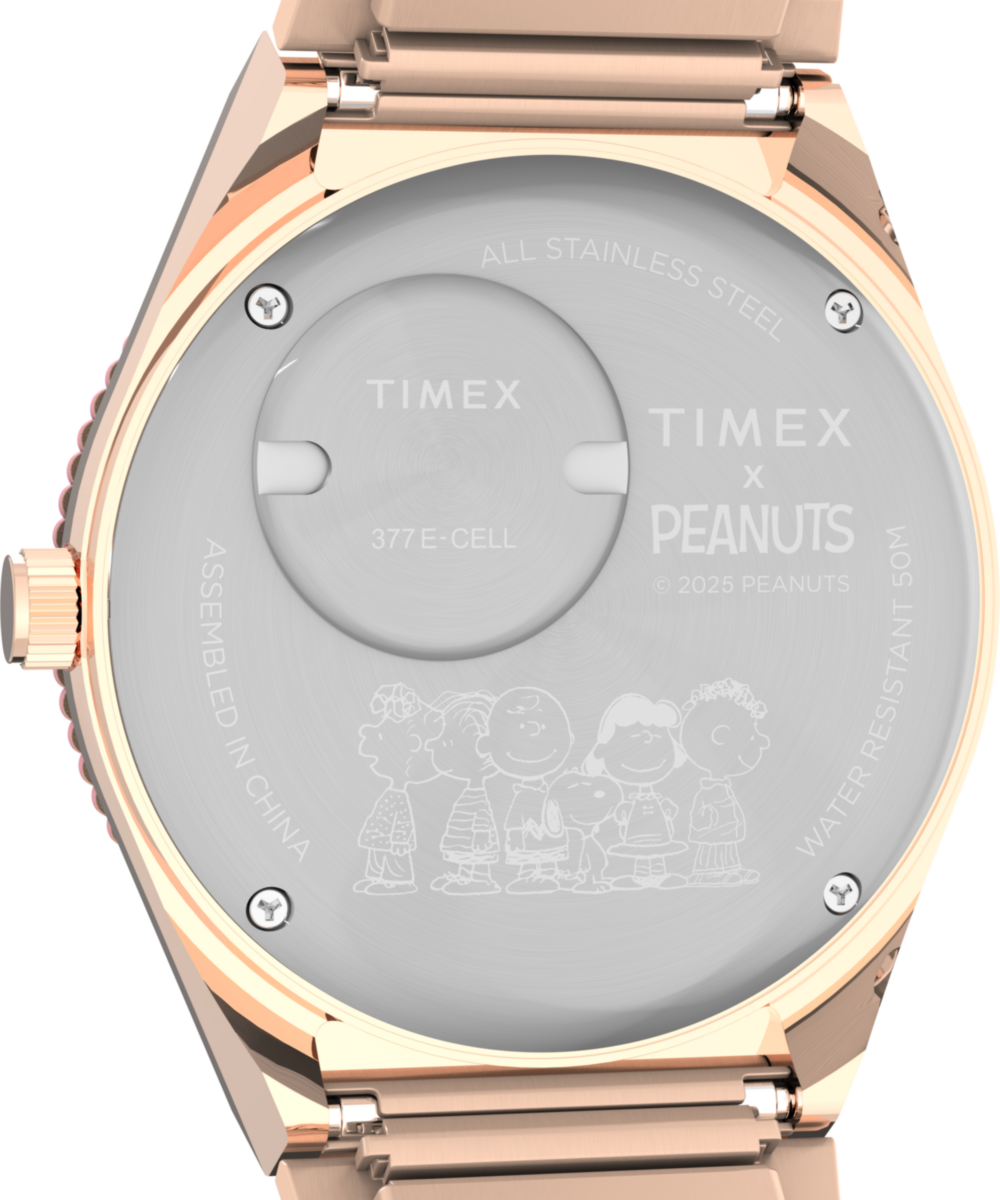 Peanuts® Q Timex® In Bloom 36mm Stainless Steel Expansion Band Watch, photo 4