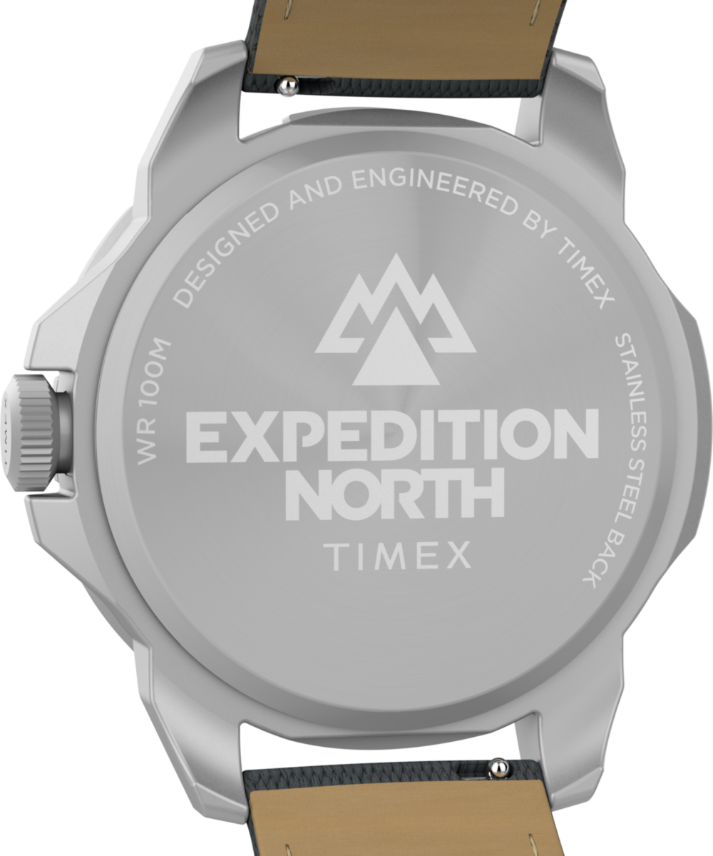 Expedition Ridge 42mm Leather Strap Watch, photo 4