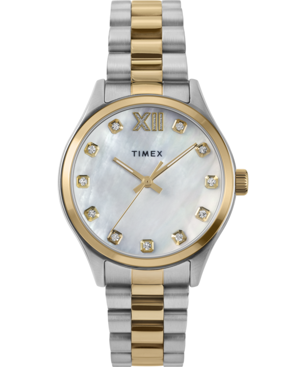 Timex Legacy 34mm Stainless Steel Bracelet Watch