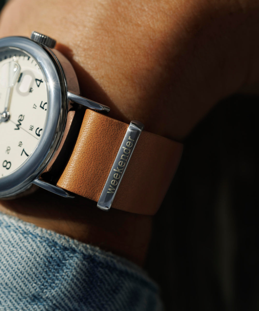 Weekender 37mm Leather Strap Watch, photo 3