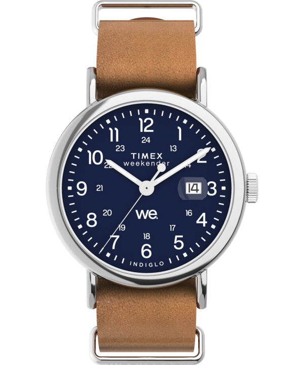 Weekender 40mm Leather Strap Watch