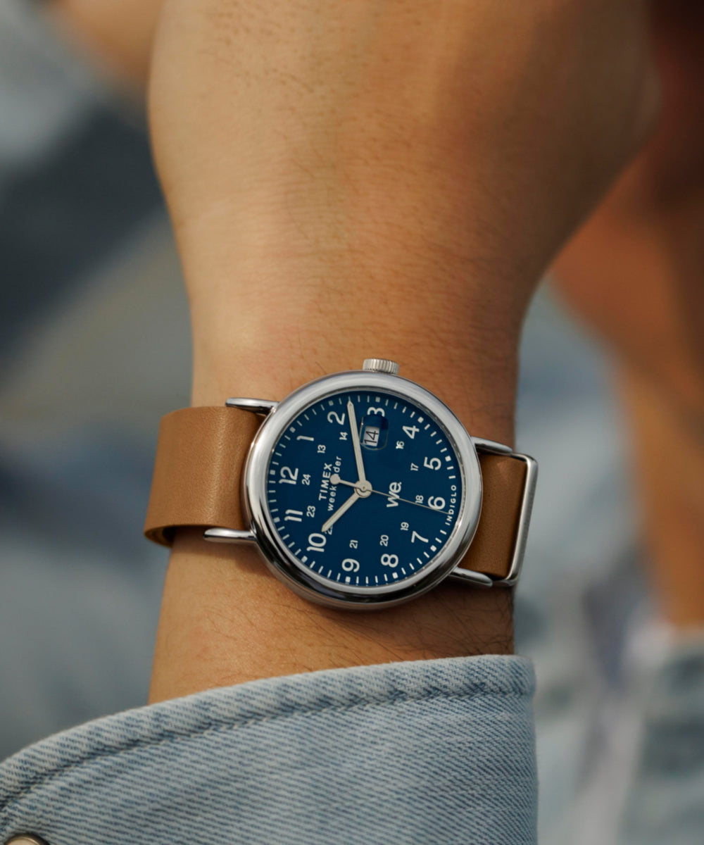 Weekender 40mm Leather Strap Watch, photo 4