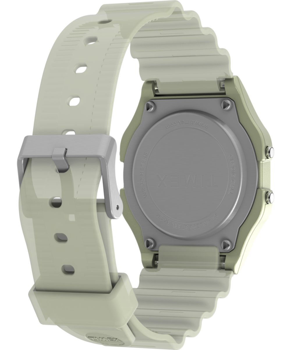 Timex T80 Glow in the Dark 34mm Resin Strap Watch, photo 5