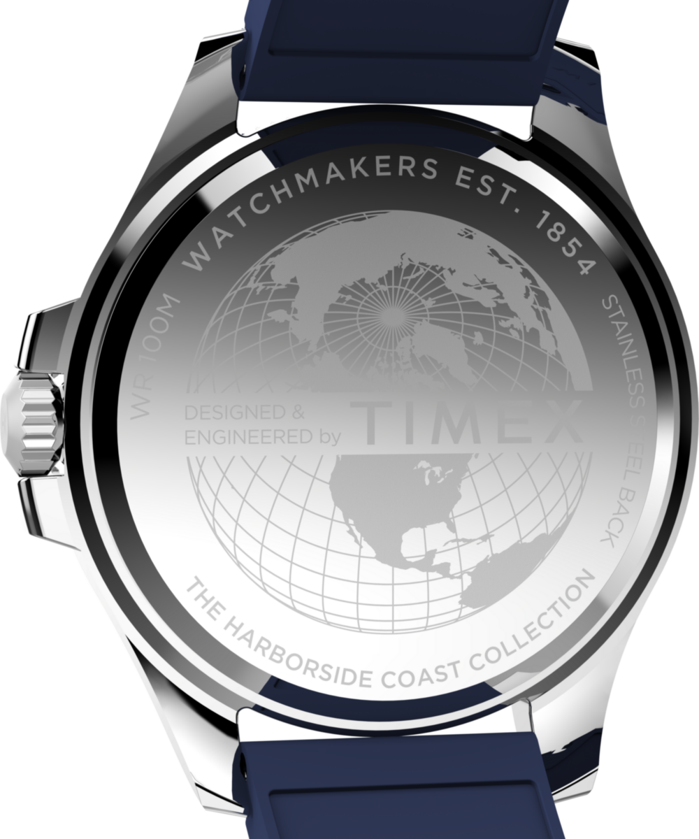 Harborside Coast 44mm Synthetic Rubber Strap Watch, photo 5