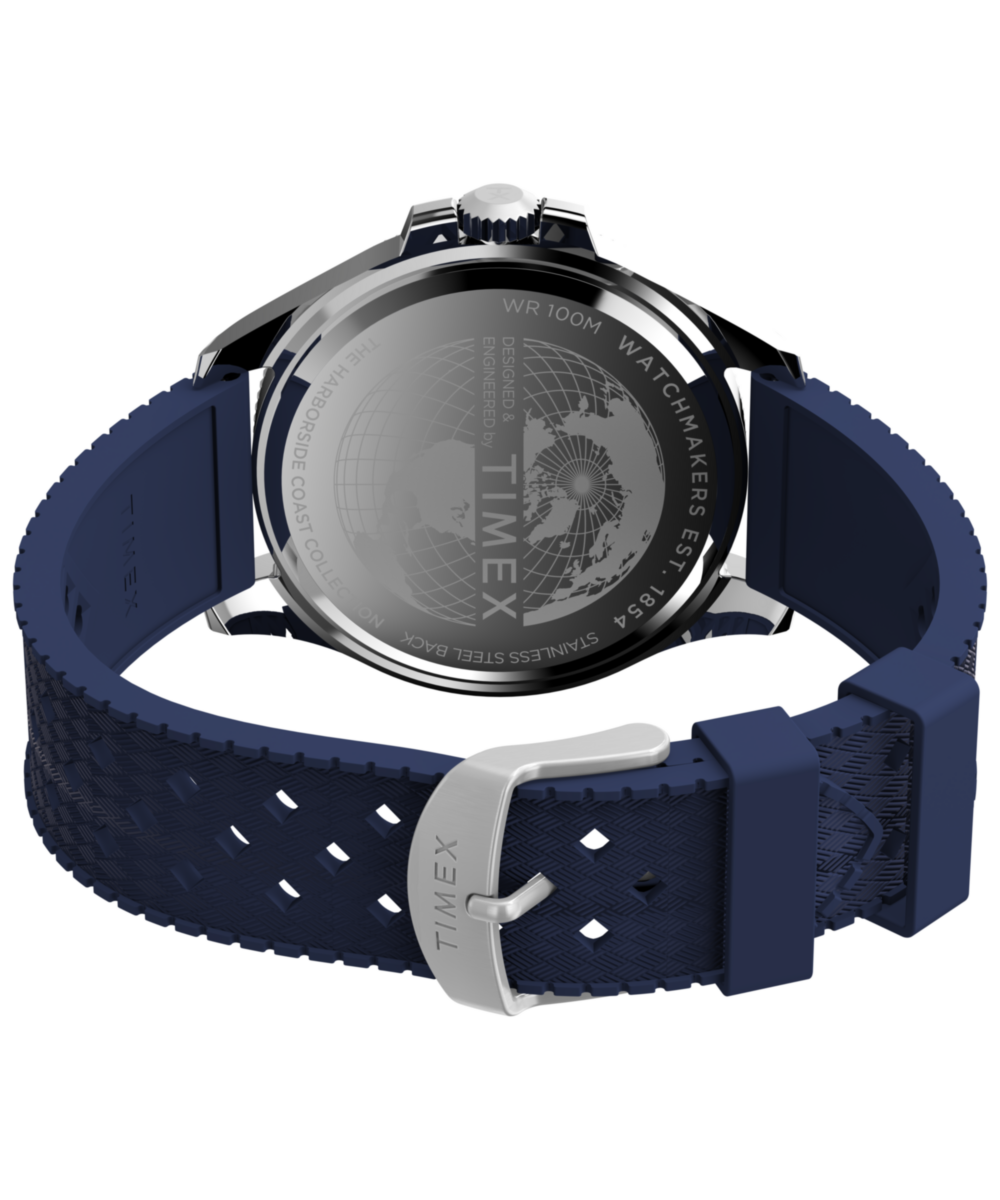 Harborside Coast 44mm Synthetic Rubber Strap Watch, photo 6