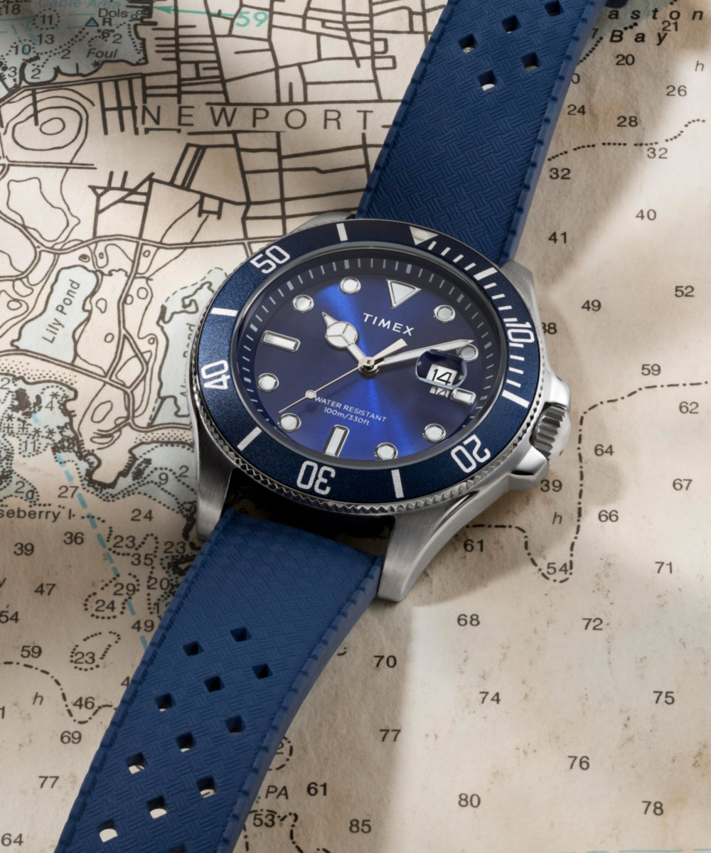 Harborside Coast 44mm Synthetic Rubber Strap Watch, photo 7