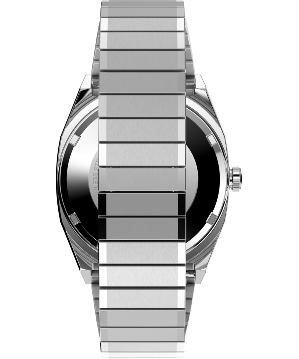 Timex® Automatic 1983 E Line 34mm Stainless Steel Expansion Band Watch, photo 3