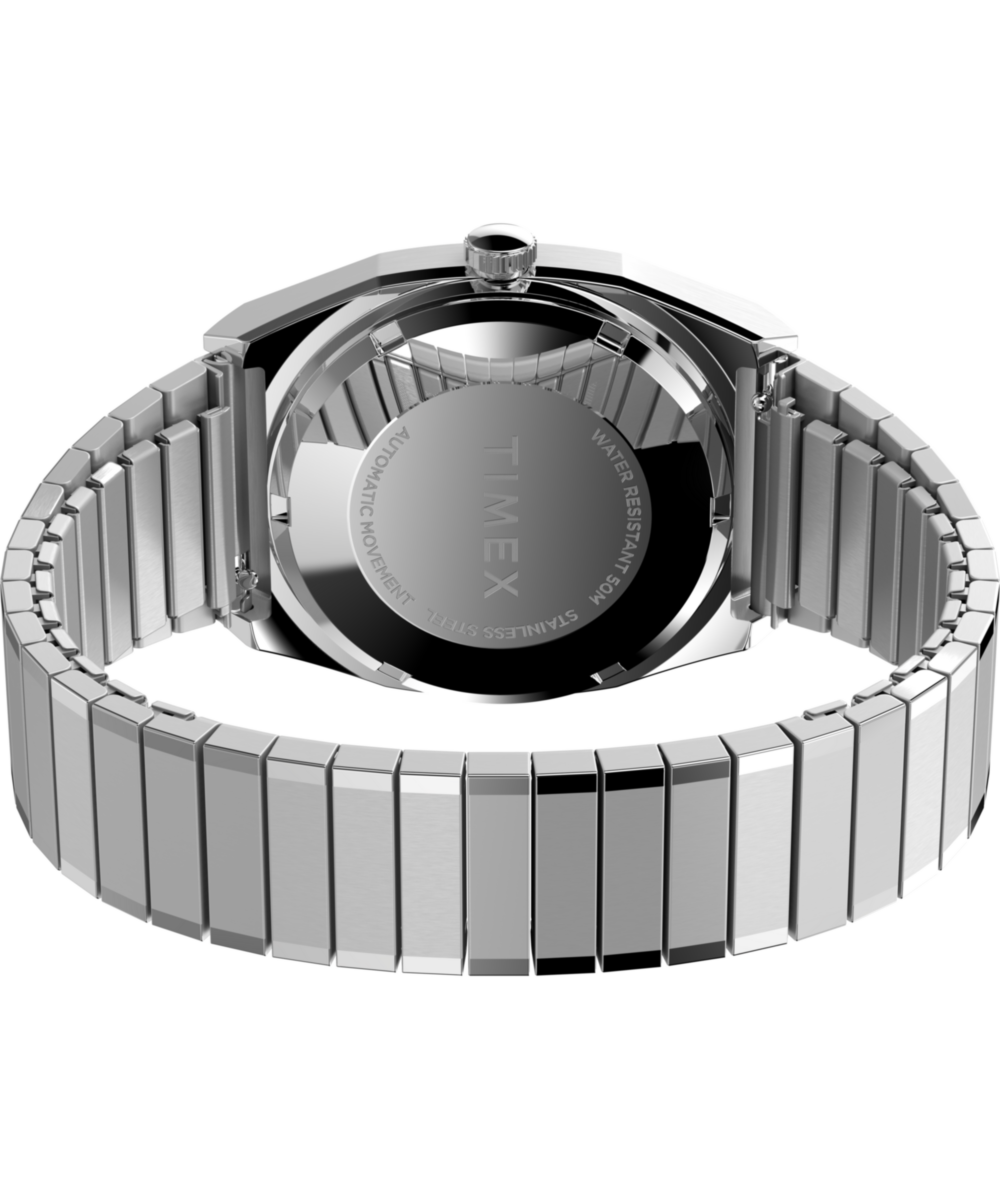 Timex® Automatic 1983 E Line 34mm Stainless Steel Expansion Band Watch, photo 6