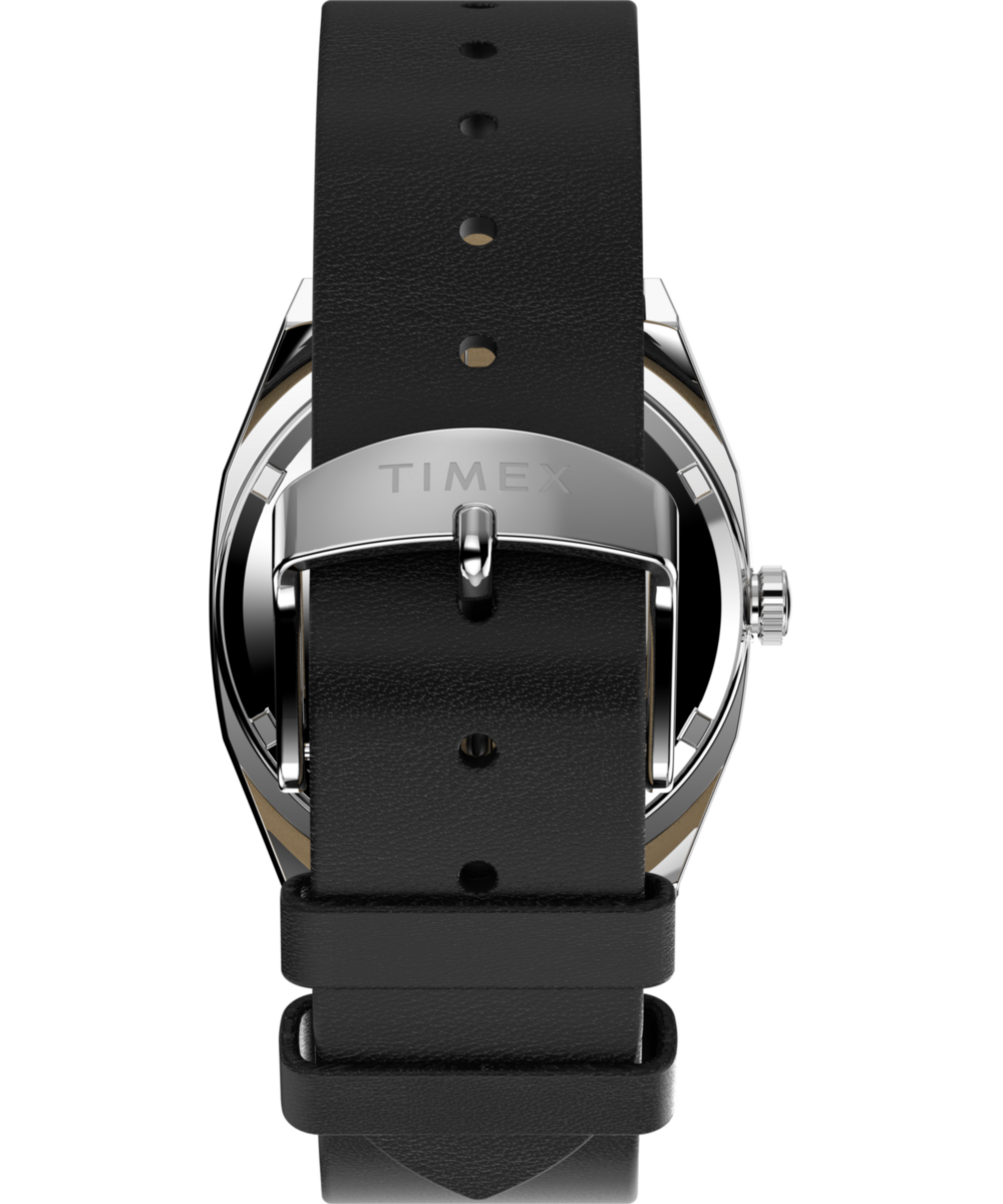 Timex® Automatic 1983 E Line 34mm Leather Strap Watch, photo 4