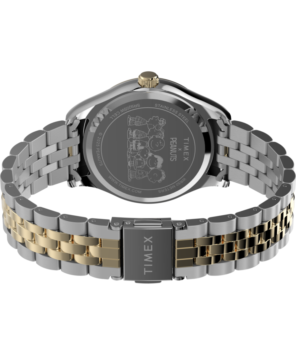 Peanuts® x Timex Legacy Bowtie 34mm Stainless Steel Bracelet Watch, photo 6