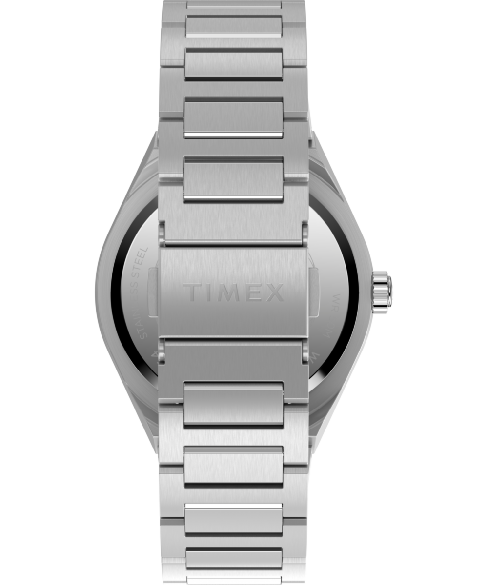 Q Timex® Continental GMT 39mm Stainless Steel Bracelet Watch, photo 4