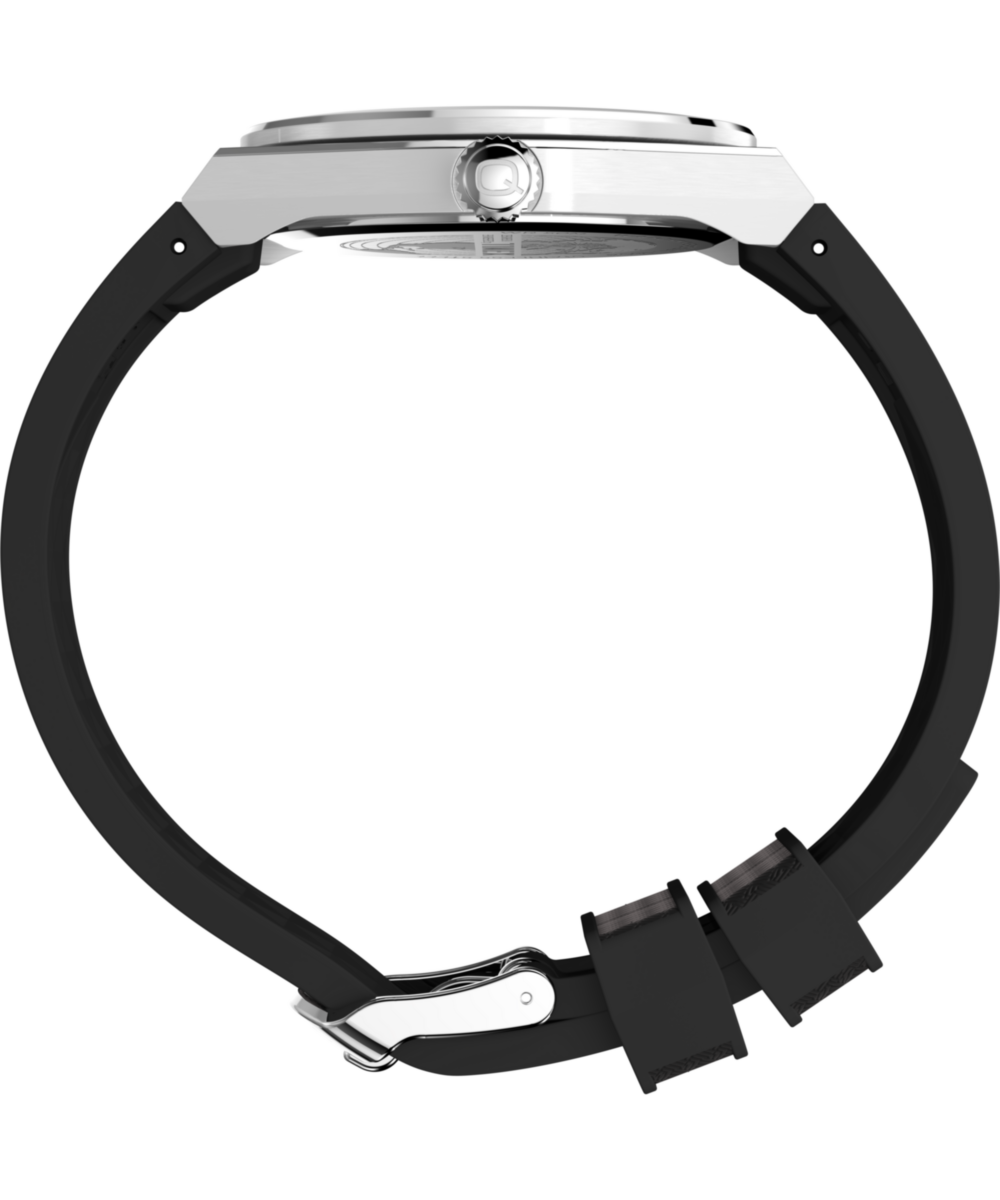 Q Timex® Continental GMT 39mm Synthetic Rubber Strap Watch, photo 3