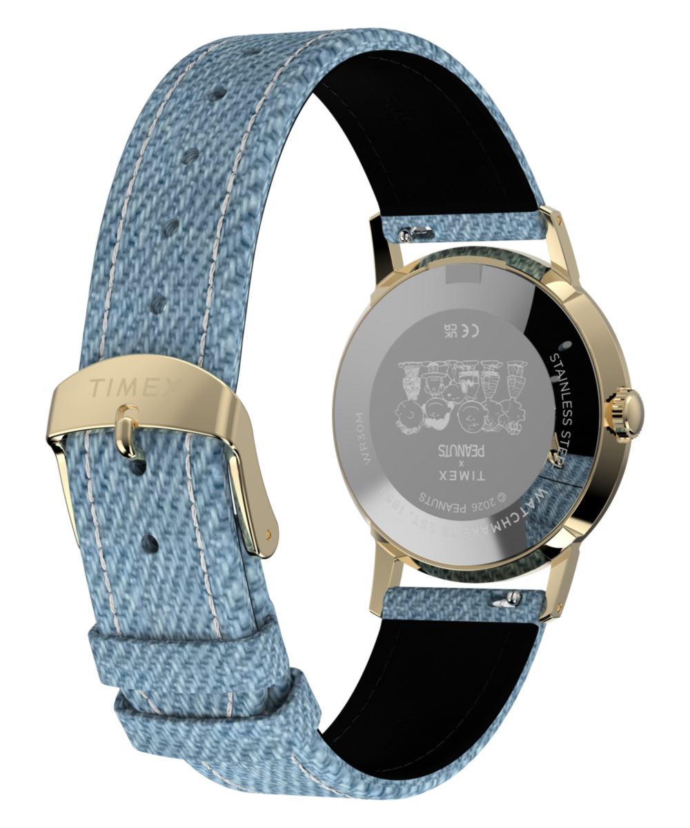 Peanuts® x Timex Marlin® 1965 Reissue Inspired Snoopy Tennis 34mm Fabric Strap Watch, photo 6